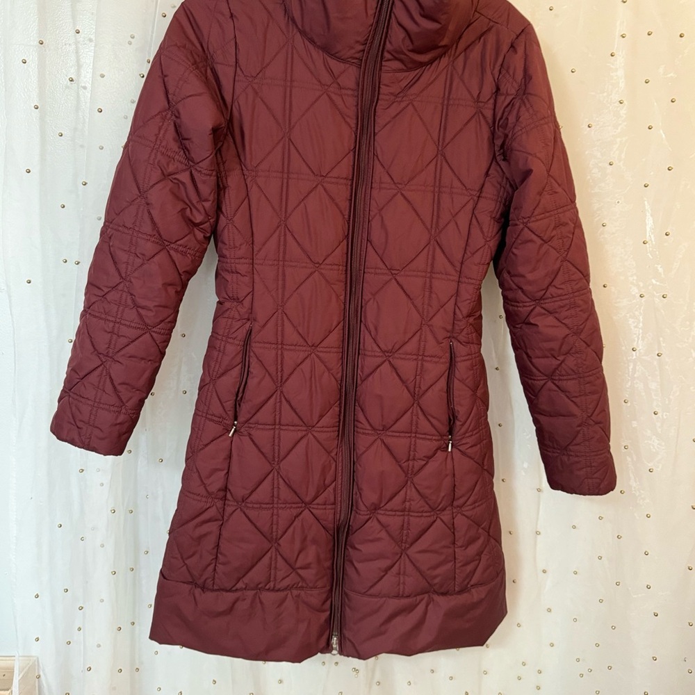 Patagonia Low sky Parka 
size small 
color is called wax Red - Picture 2 of 7